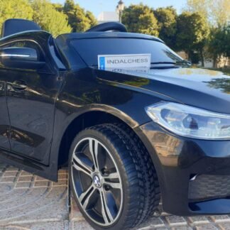 Coche BMW 6GT 12v, NEGRO, FULL OPTION -  INDA214-BMW6GTBLACK